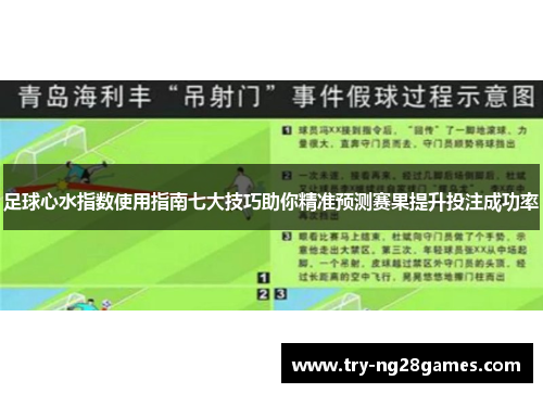 足球心水指数使用指南七大技巧助你精准预测赛果提升投注成功率