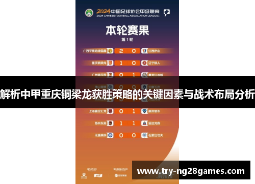 解析中甲重庆铜梁龙获胜策略的关键因素与战术布局分析